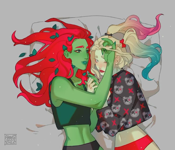 by Alex G // #HarleyQuinn #PoisonIvy