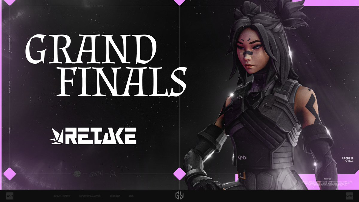 Beneath Reality (@beneathrealityy) on Twitter photo INSANE RUN.🔥
<a href="/Kayuco_/">BNTH KAYUCO</a> & <a href="/iCnvxx/">BNTH Cnvx</a> just made GRAND FINALS in RETAKE on Monday!
One win away from punching their ticket to <a href="/GAMERGY_Mx/">Telcel GAMERGY México 🇲🇽</a> 🏆✈️
Wish them luck—let's bring it home 🖤 INSANE RUN.🔥
<a href="/Kayuco_/">BNTH KAYUCO</a> & <a href="/iCnvxx/">BNTH Cnvx</a> just made GRAND FINALS in RETAKE on Monday!
One win away from punching their ticket to <a href="/GAMERGY_Mx/">Telcel GAMERGY México 🇲🇽</a> 🏆✈️
Wish them luck—let's bring it home 🖤