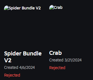 So Roblox banned my bundles for “extra limbs,” then put them back on sale… and then banned them again for the same reason? I’m honestly confused.

Something clearly isn’t working right with moderation on the platform...

<a href="/Roblox/">Roblox</a> #ROBLOX