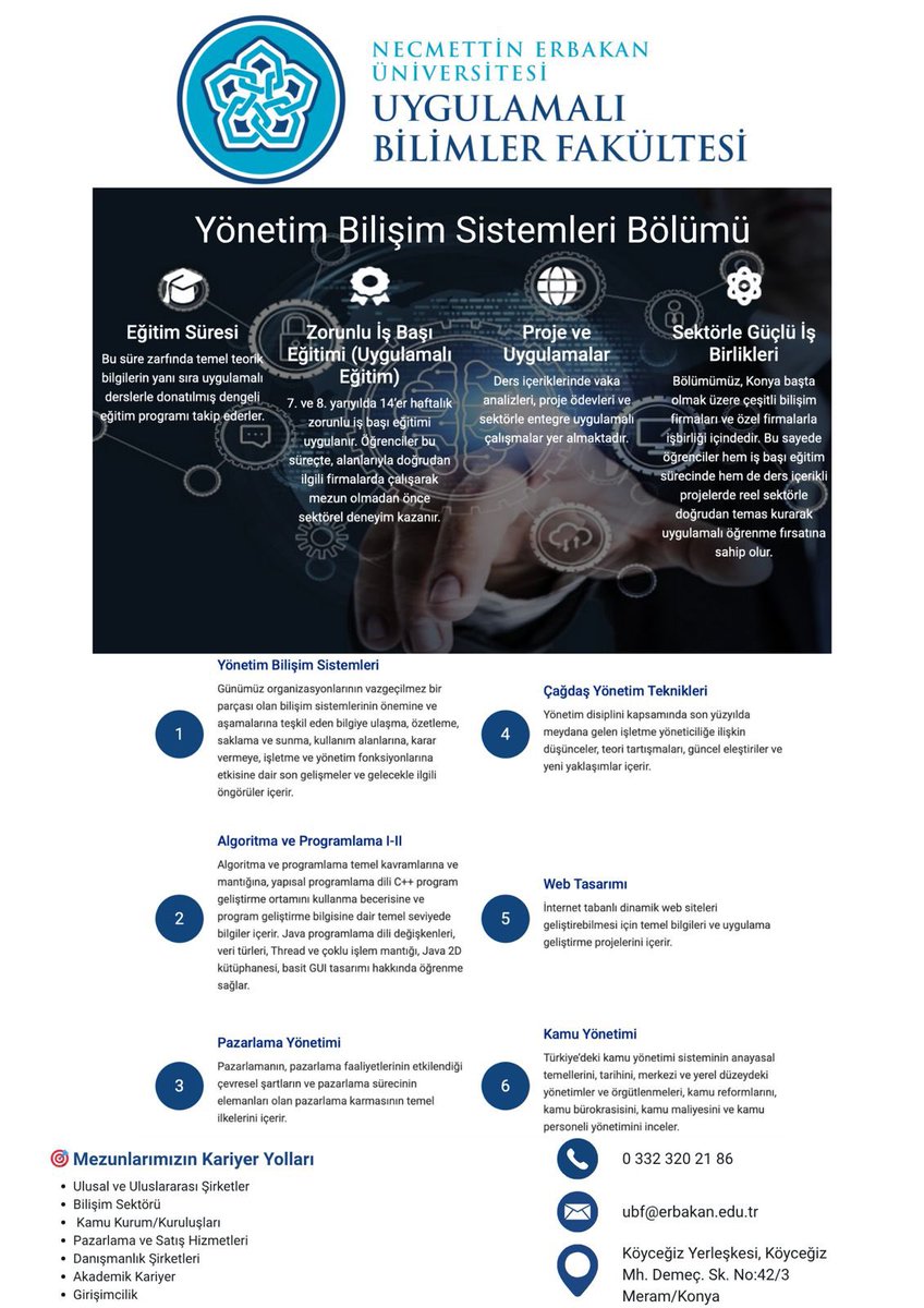 NEÜ Uygulamalı Bilimler Fakültesi (@ubf_neu) on Twitter photo 