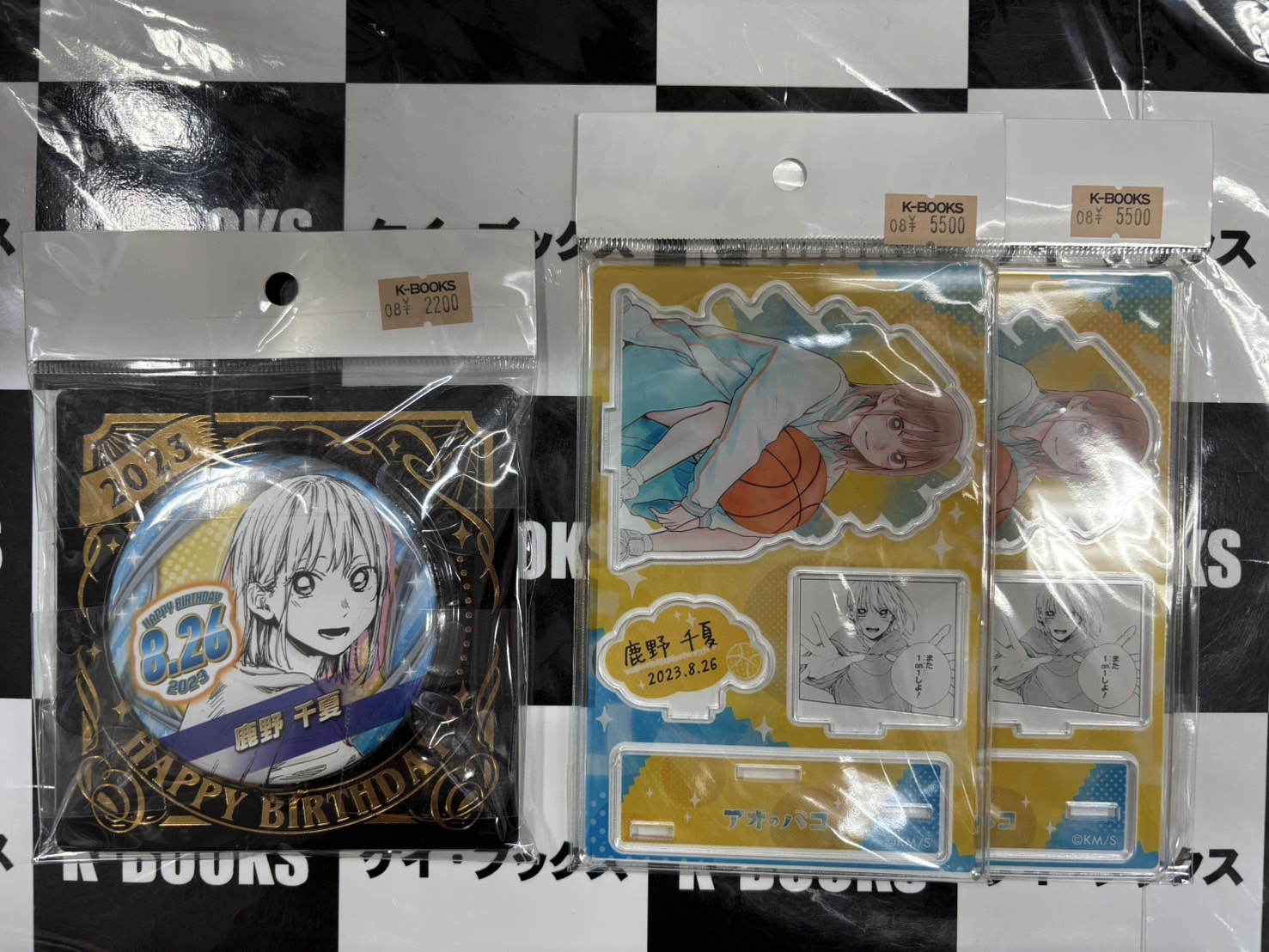 鹿野千夏 バースデイ 缶バッジ 名場面ジオラマ アオのハコ ジャンプショップ アオのハコ』バースデイ缶バッジ 鹿野千夏 BE3: アクセサリー