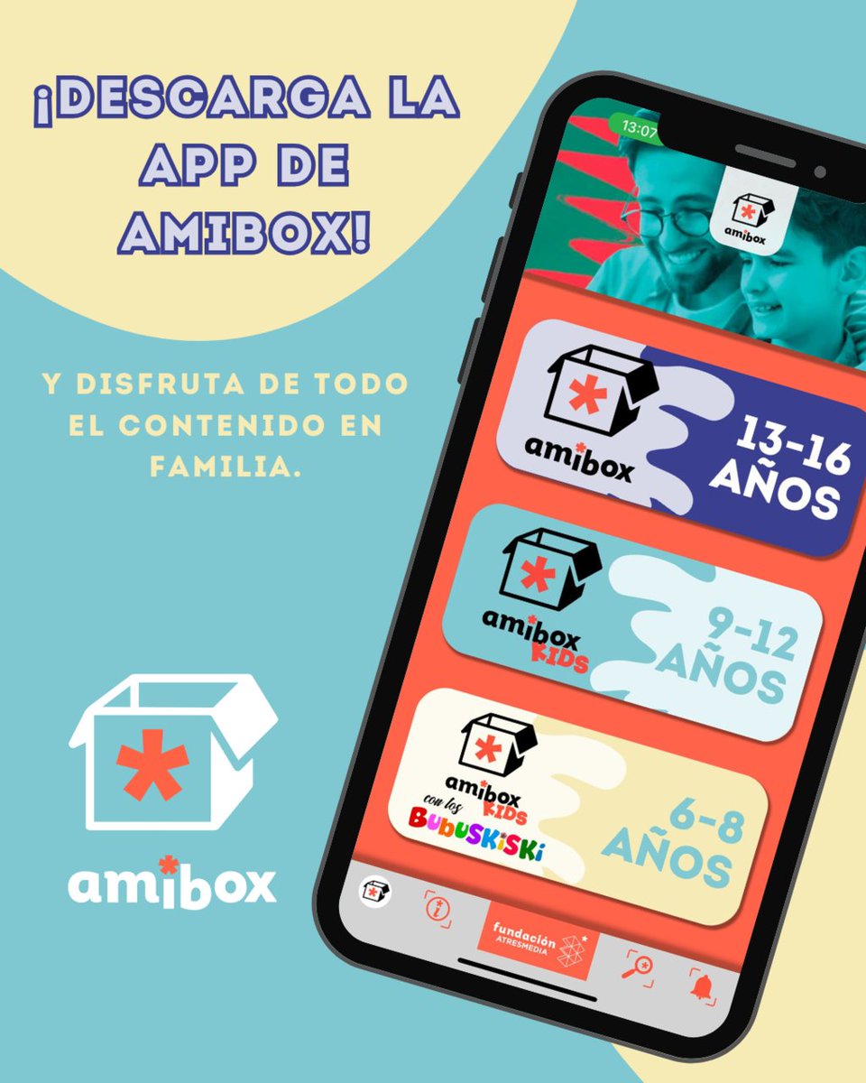 Descarga la app de #Amibox y disfruta de todo el contenido en familia.📱👨‍👩‍👧‍👦

¿A qué esperas? 😉