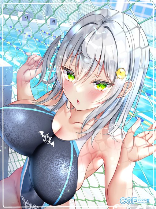 競泳水着、好きなんですか…? 