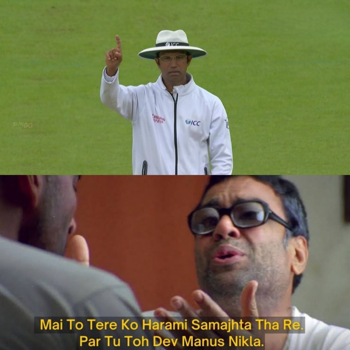 Indians to Kumar Dharmasena