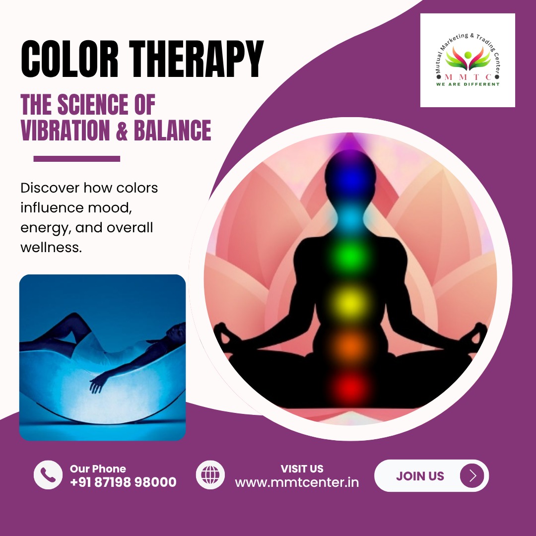 MmtCentre's tweet photo. ✨ Color Therapy: The Science of Vibration &amp; Balance ✨

Feeling low, stressed, or unbalanced? 🌈
Let colors heal your energy, uplift your mood &amp; restore your inner peace. 🧘‍♀️💫

🔗 https://t.co/i8FOCz99Yq | 📞 +91 87198 98000

#ColorTherapy #HealingWithColors #ChakraBalance https://t.co/NmeydRY6N2