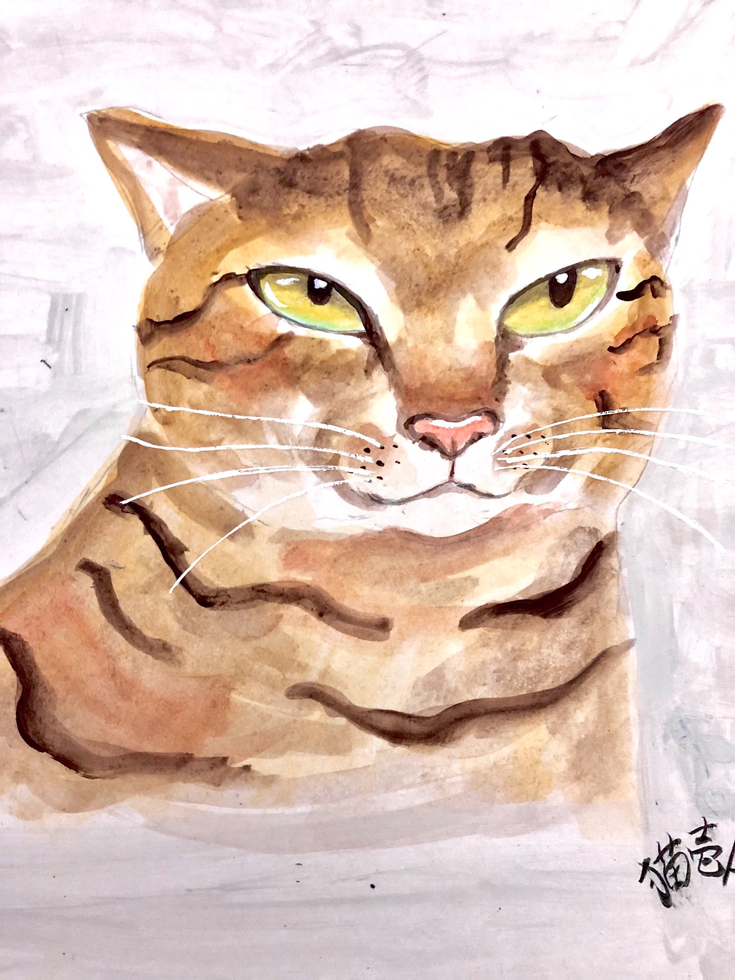 ❤猫好き(❁ᴗ͈ˬᴗ͈)　絵画　270×220 maxresdefault.jpg
