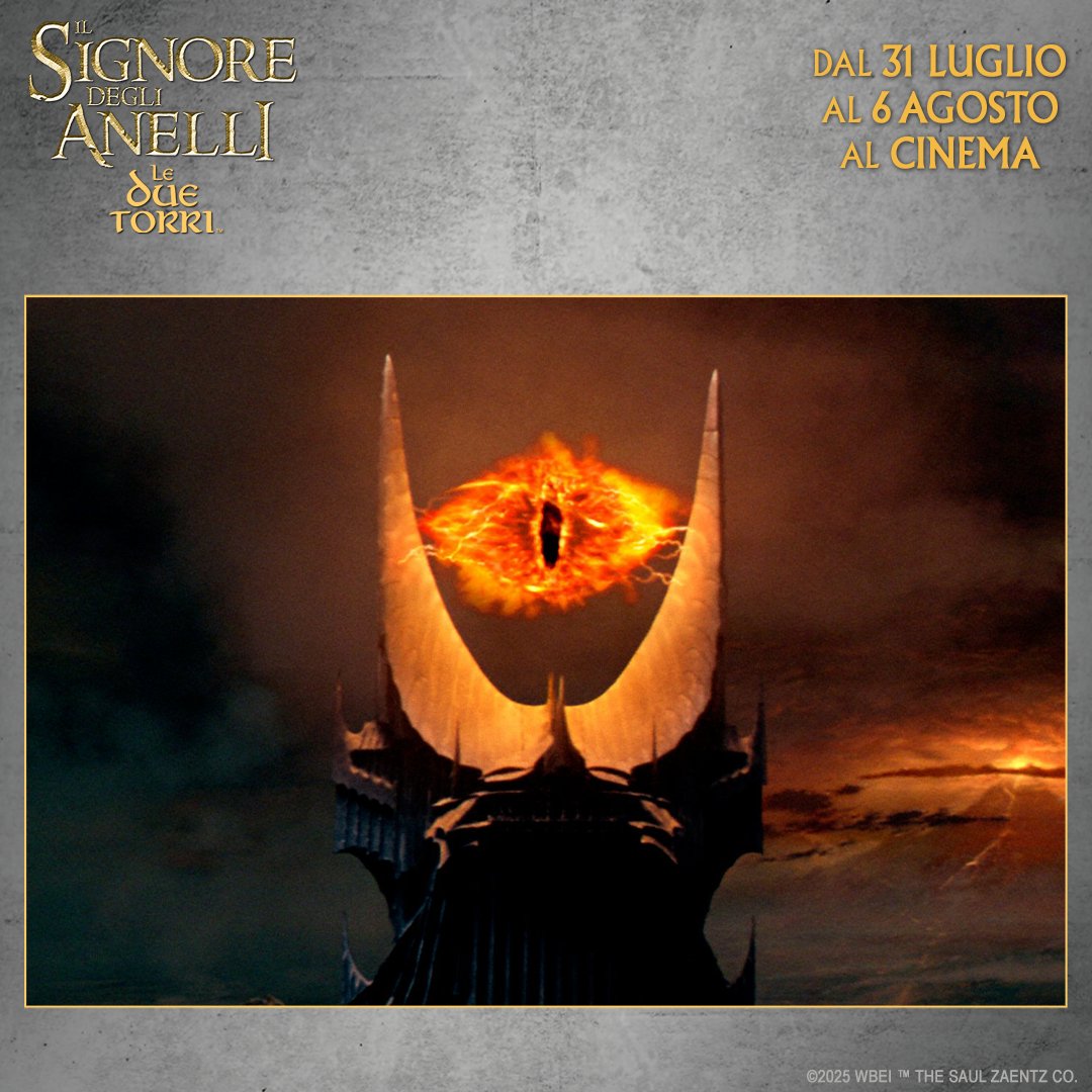 Torna sul grande schermo il potere oscuro di Sauron e la battaglia senza tempo per la Terra di Mezzo.

#IlSignoreDegliAnelli - Le Due Torri ti aspetta al cinema fino al 6 agosto.