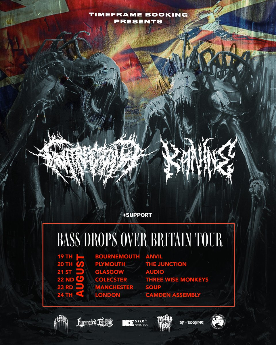 🇬🇧 𝗕𝗔𝗦𝗦 𝗗𝗥𝗢𝗣𝗦 𝗢𝗩𝗘𝗥 𝗕𝗥𝗜𝗧𝗔𝗜𝗡 IS ABOUT TO DETONATE FROM AUGUST 19–24, 2025 🇬🇧

📍 Bournemouth, Plymouth, Glasgow, Colchester, Manchester, London.

🎟️ If you haven’t got your ticket yet, now’s your last chance to willingly disintegrate: linktr.ee/bassdropsoverb…