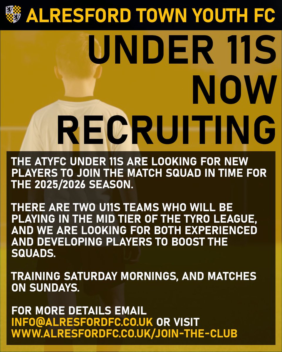 The U11s are looking for new players for the coming season. If you're starting Year 6 in September then please contact us!
