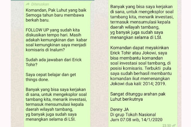 Tukang sulap minta jatah komisaris 😅