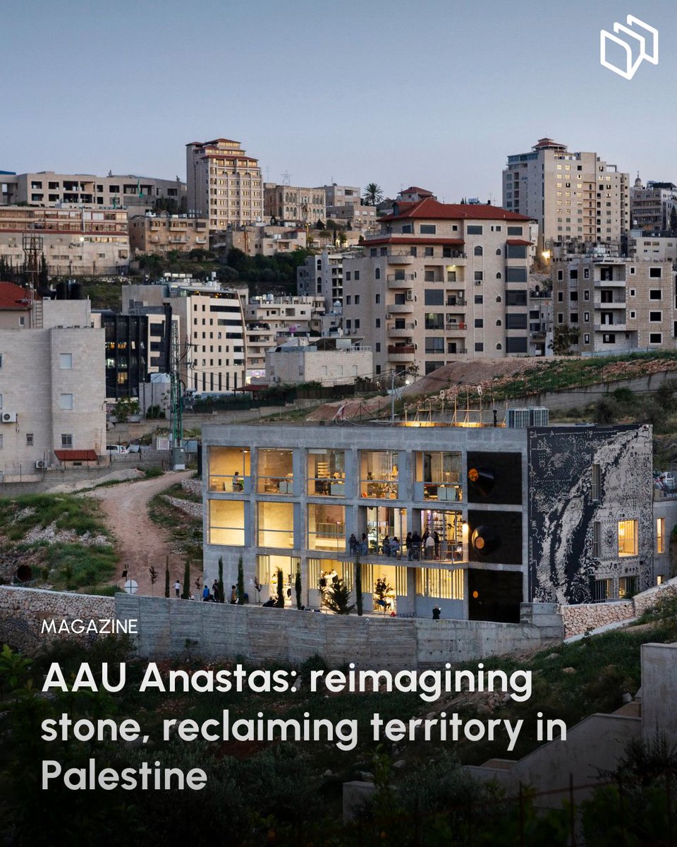 AAU Anastas: reimagining stone, reclaiming territory in Palestine 
👉 designwanted.com/aau-anastas-st…

✍️ Valentina Lonati

#designwanted #design #architecturedesign
