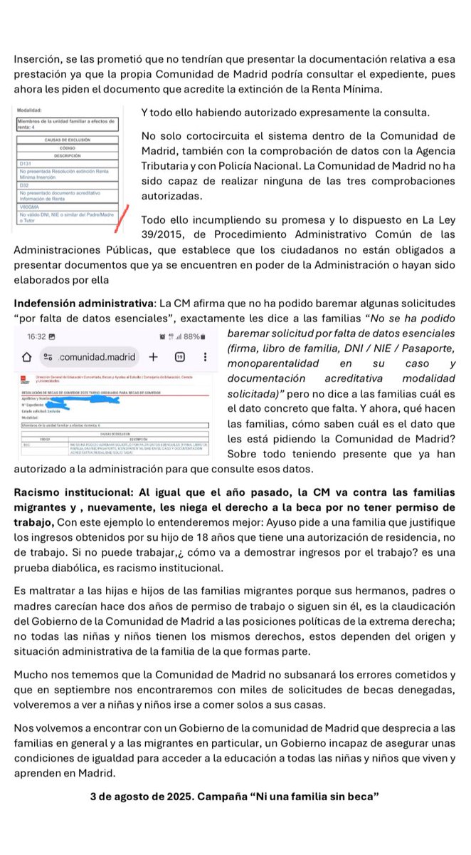 ⚠️🟢 Preludio del caos. 
🟢⚠️ BECAS COMEDOR 2025-26 

(#NotaDePrensa. 2025-08-03)

mareaverdemadrid.blogspot.com/2025/08/prelud…

#BecasComedor #BecasComedorYA #ComedorUniversal #NotaDePrensa
#DineroPúblicoParaLaPública