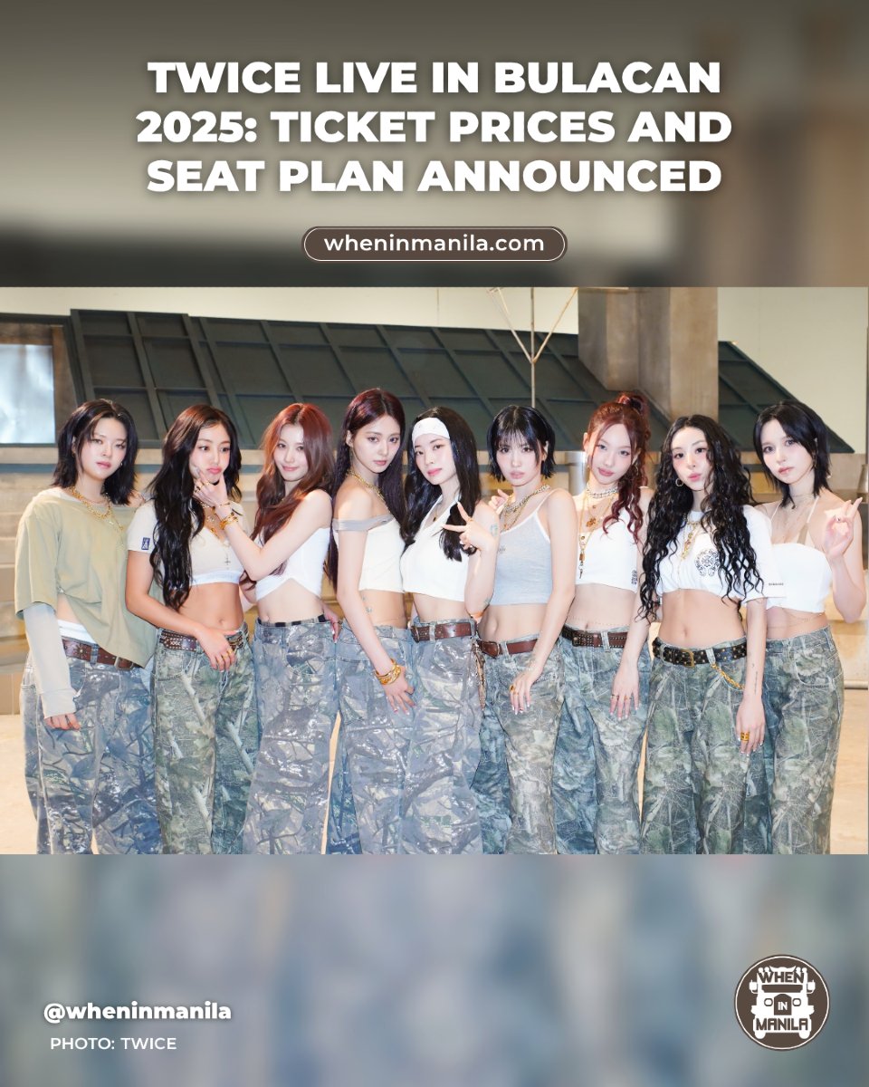 Ipon check, ONCEs! The ticketing details for TWICE's upcoming concert in Bulacan are finally out. 😍

READ MORE: wheninmanila.com/twice-bulacan-…