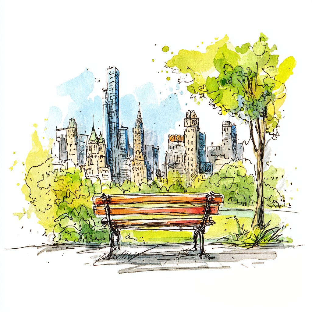 I’ve shared examples before of the Urban Sketching style — a spontaneous and expressive technique that blends black ink lines with loose watercolor washes to capture everyday scenes with freshness and authenticity.

It’s often associated with artists drawing on location in travel