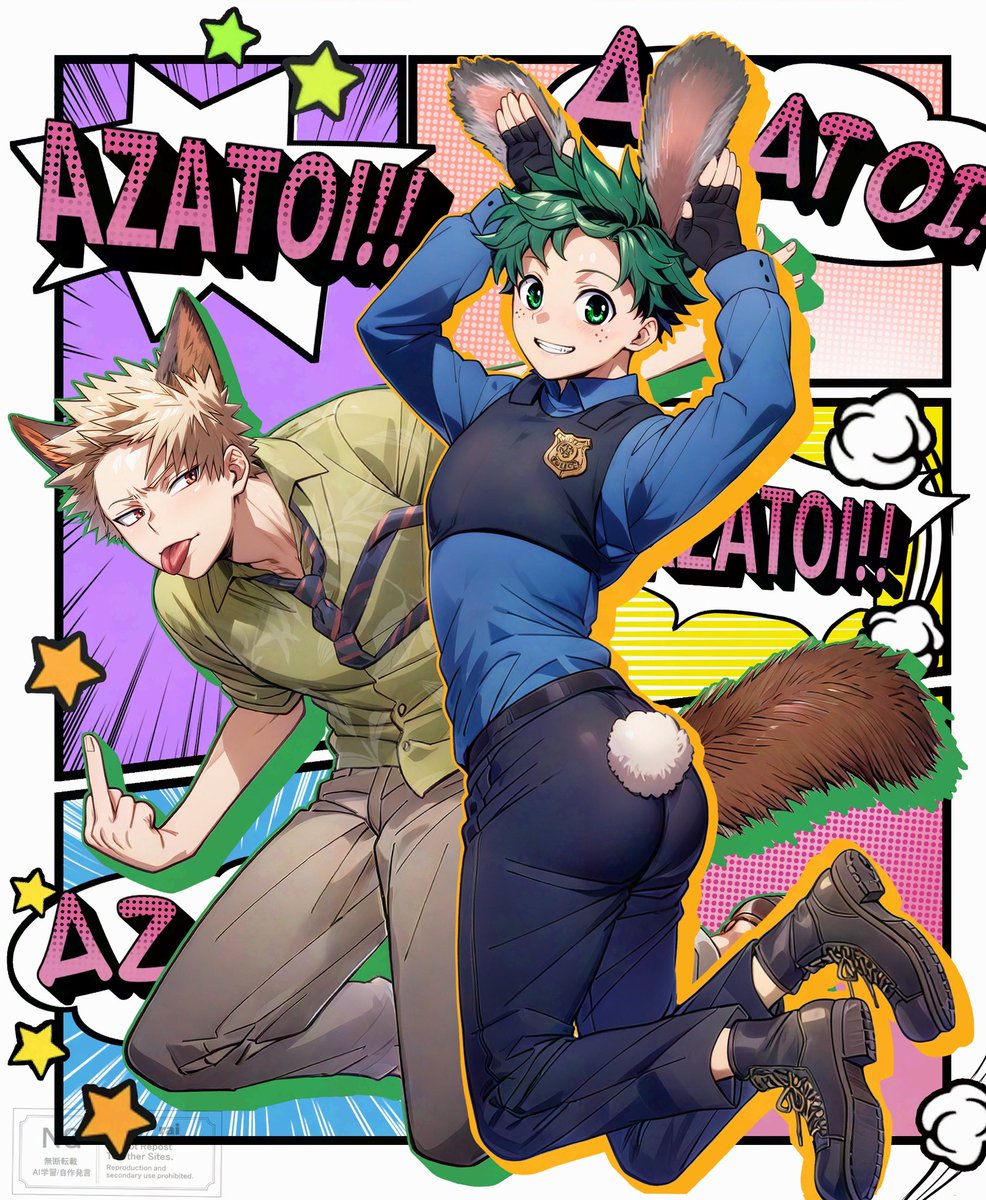 82の日に間に合わせたかった勝デ🦊🐰ﾊﾟﾛ