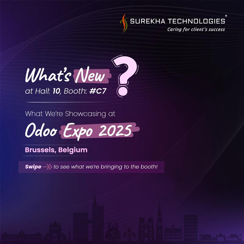 surekhatech's tweet image. Catch Us at Odoo Expo 2025!

We’re all set to showcase our latest #Odoo solutions at our booth!

📍Visit us at the Expo and let’s talk about transforming your business!

Hall No: 10
Booth No: C7

FREE consultation:
surekhatech.com/odoo-experienc…

#OdooExpo #SurekhaTech #Hall10 #C7 #ERP