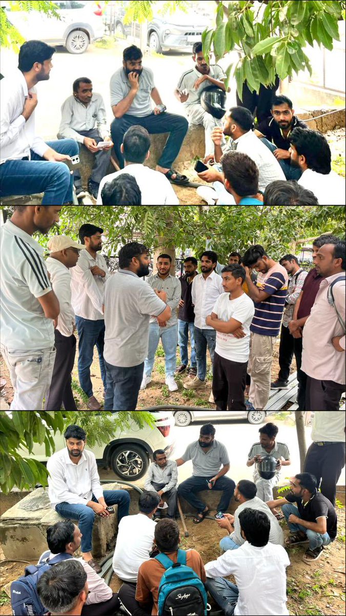 पशु परिचर PH ,SP अभ्यर्थियों निश्चित रहे हम आपके साथ है आपकी PH और SPसहित जो सीट हॉल्ड रहेगी उनका परिणाम अलग से जारी करवा दिया जाएगा ।।
आज पशुपालन विभाग में संबंधित अभ्यर्थियों द्वारा सुझाव , माँग को संज्ञान में लेकर समाधान करवाने का वादा किया ।। 
6433 पदों पर परिणाम जारी नहीं