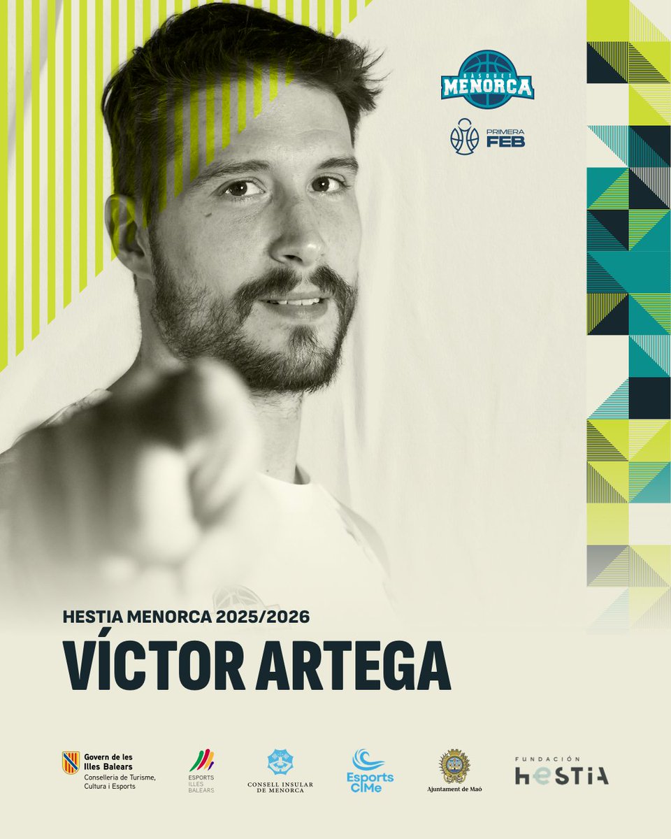 𝐑𝐄𝐍𝐎𝐕𝐀𝐃𝐎 🔁
𝗩í𝗰𝘁𝗼𝗿 𝗔𝗿𝘁𝗲𝗮𝗴𝗮 seguirá siendo jugador del Hestia Menorca la temporada 2025/2026 ❤️‍🔥

👋 Ens veiem a Bintaufa, <a href="/victorarteaga77/">Victor Arteaga</a>!

Orgull de Primera! 🏀
#OrgulldePrimera #UnaIllaUnEquip #EsportsCIMe #EsportsIllesBalears #MatealEstigma