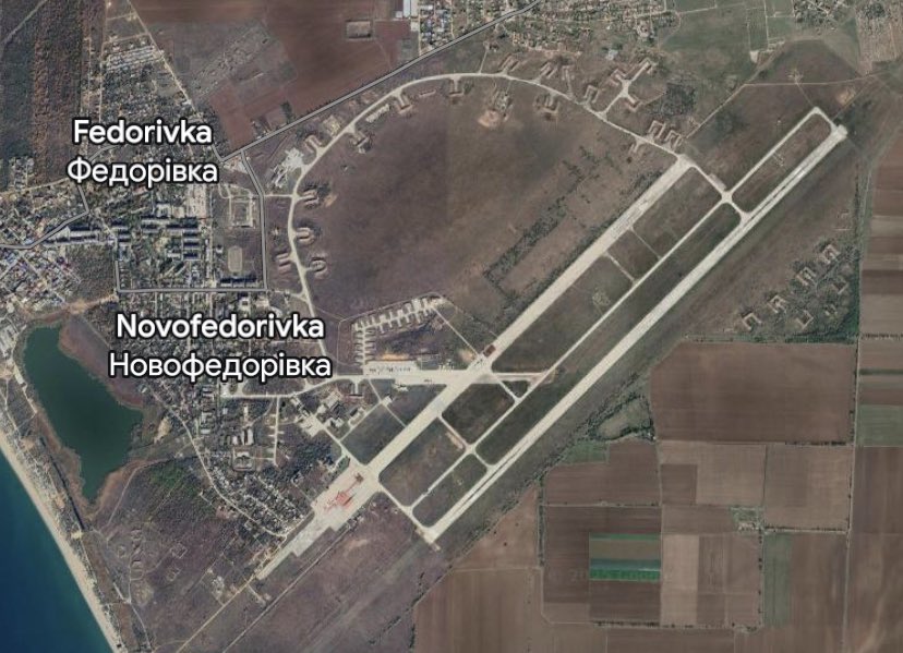 ❗️The Security Service of Ukraine claims it successfully carried out a drone strike on the Russian Saky airfield in occupied Crimea last night damaging or destroying five Russian military aircraft as a result. One Su-30SM was reportedly destroyed, another damaged, as well as