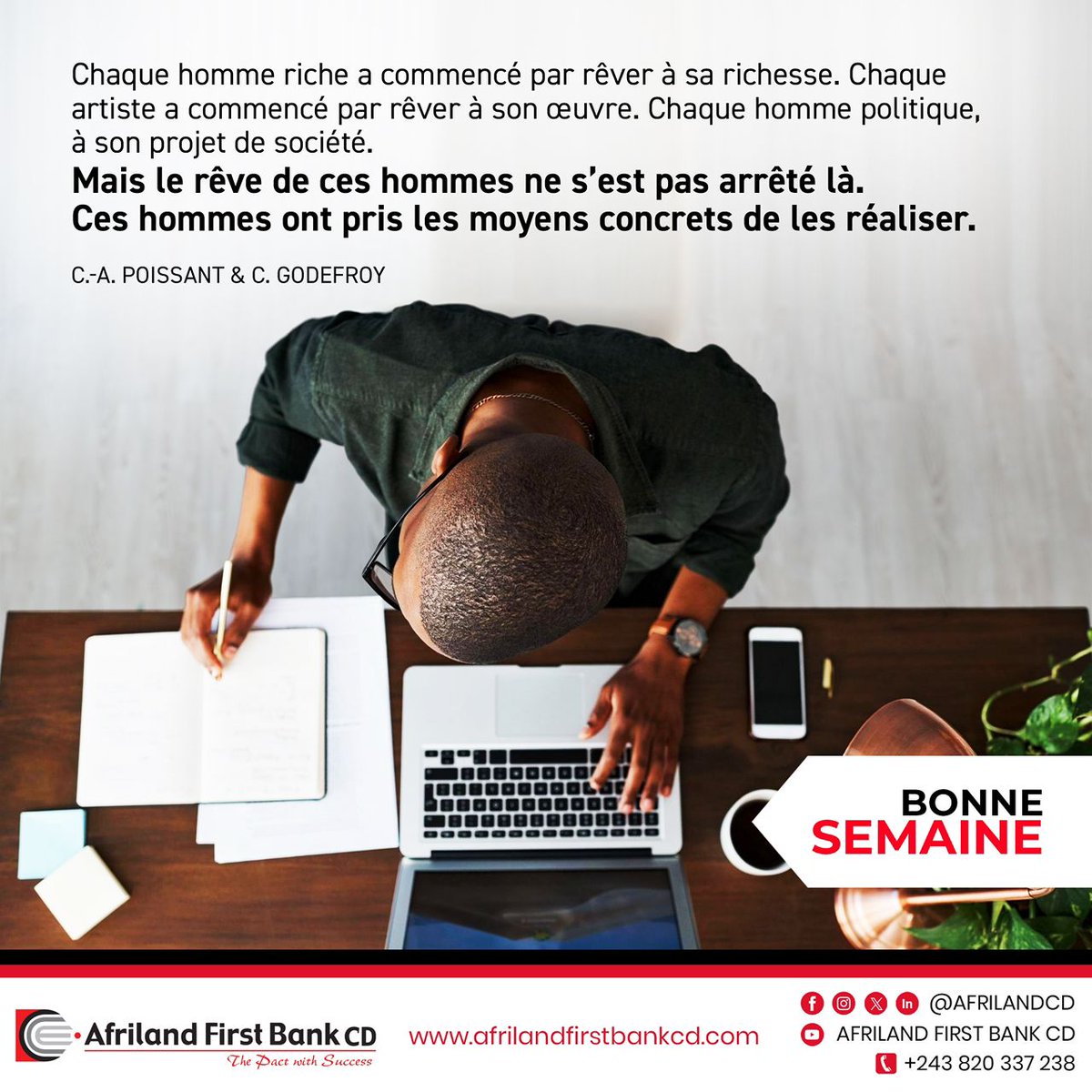 [QU’AVEZ-VOUS MIS EN PLACE] pour atteindre vos objectifs ?
.
#afrilandfirstbankcd