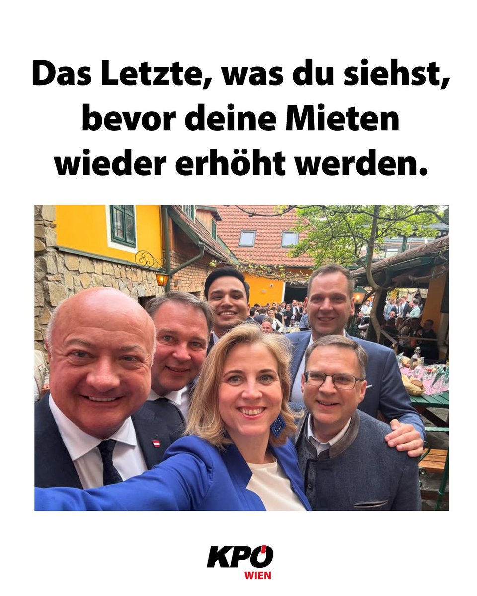 Keine Profite mit der Miete! 🤝Für Wien fordern wir als KPÖ:
👉 Mietzins-Obergrenze für alle Wiener Wohnungen
👉 Wohnbau-Offensive im Gemeindebau
👉 Spekulation &amp; Leerstand bekämpfen
👉 Eindämmung von AirBnb und Co.