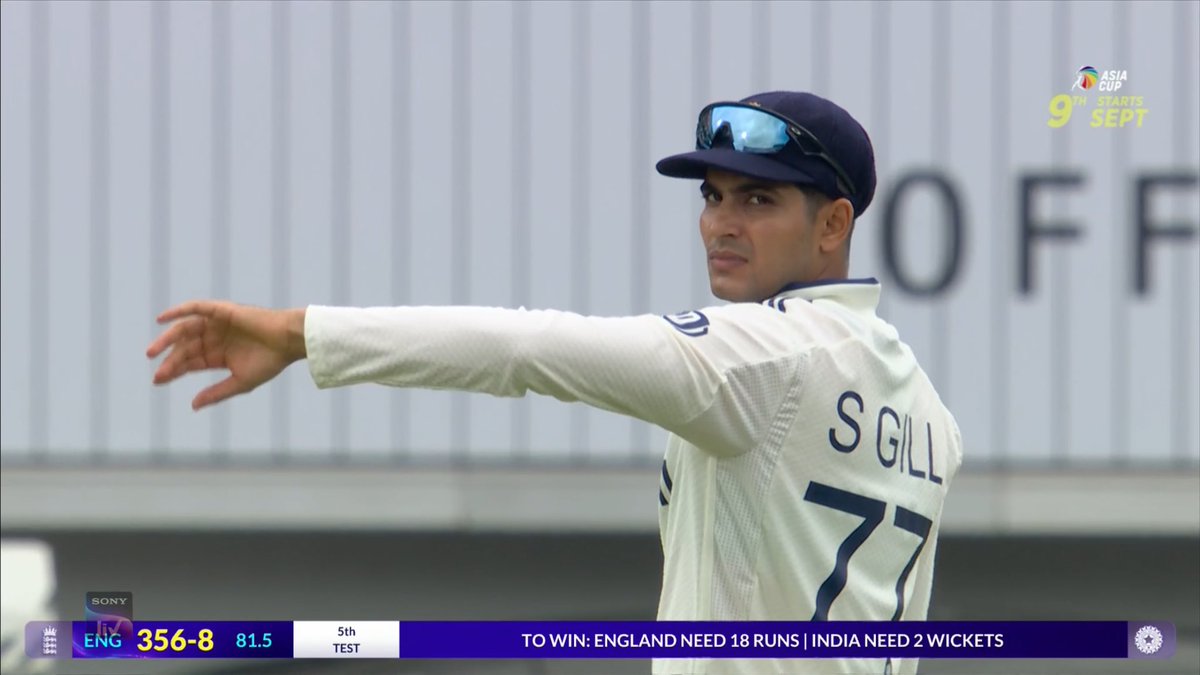 Shubman Gill’s captaincy is maturing fast, sharp with field placements and calm under pressure 🫡