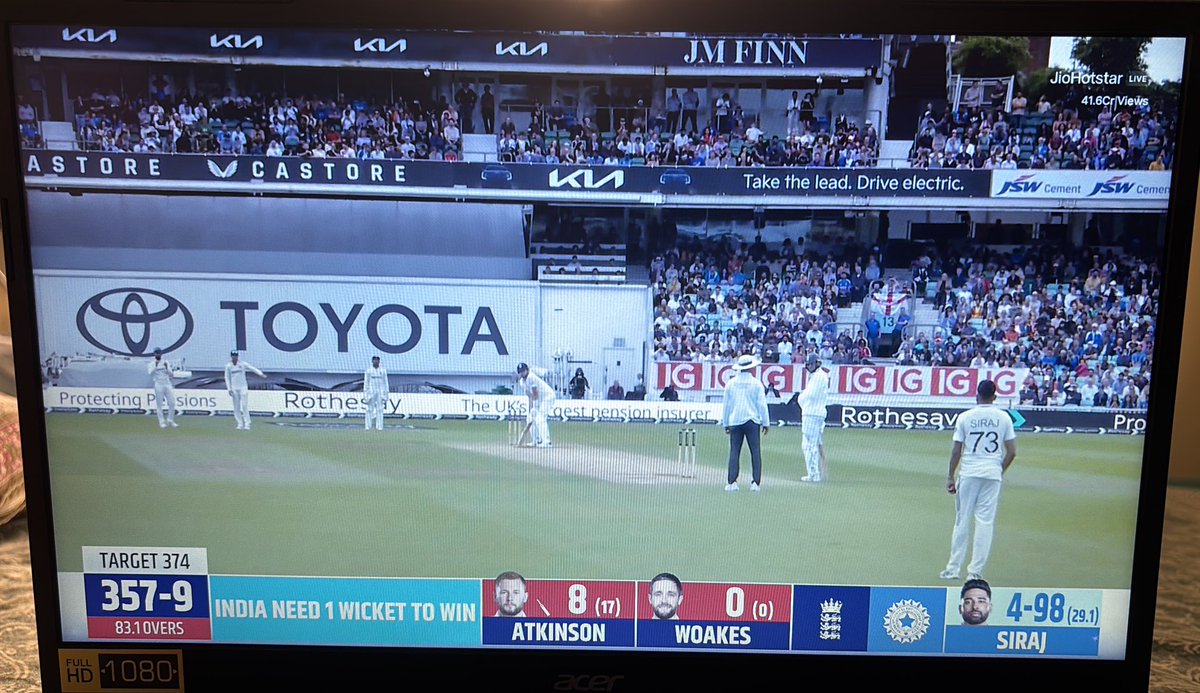 What a test match to witness. To be remembered for ages. Excellent show of test cricket. #INDvsEND #ENGvIND #TestCricket #cricket 🏏