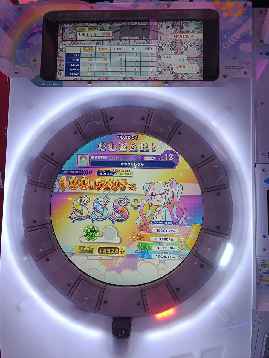 Venhiru's tweet photo. Many scores and ranked up today :> https://t.co/2s9w9xEclW