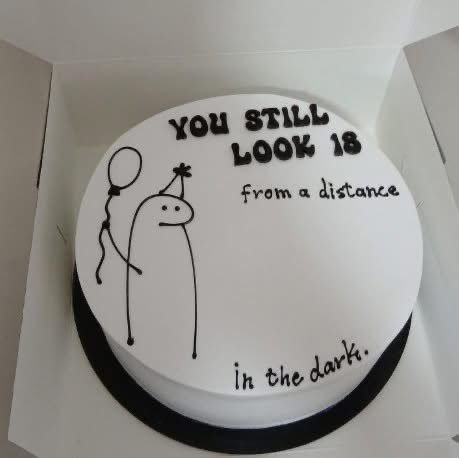 Gm y’all I got my sisters 40th birthday cake