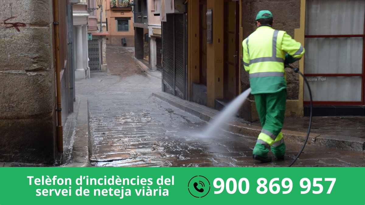 📢 Berga disposa d’un telèfon d’atenció ciutadana per comunicar incidències del servei de neteja viària.

♻️ Tractaments Ecològics, empresa gestora del servei al municipi, va habilitar al març un telèfon gratuït per comunicar incidències, tal com preveu el contracte del servei.