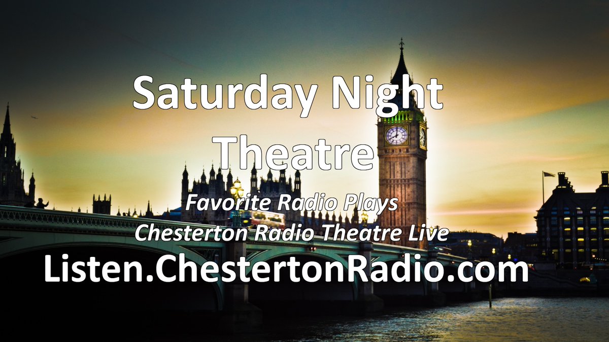 The very best radio plays - all day on the <a href="/ChestertonRadio/">Chesterton Radio Theatre</a> Live Streams! The soundtrack for your Chesterton Day.
youtube.com/live/bEE878AFb…
Listen.ChestertonRadio.com