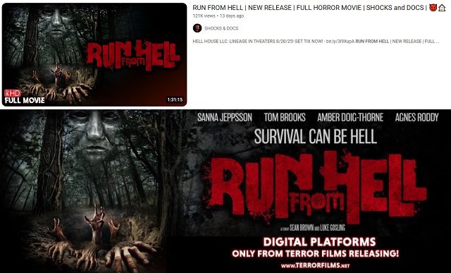 B305Productions's tweet photo. Watch survival horror movie RUN FROM HELL for FREE with ads at Shocks &amp; Docs.
Survival Can Be Hell!

https://t.co/gfs5u2Ivlg https://t.co/35wKzJeDSt