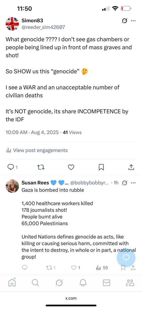 A fair argument by myself. However this the response of a lefty 👇no debate, no discussion, no chance to reply just an instant BLOCK 

Far as the left are concerned, if you don’t agree with them, your CANCELLED 

People wonder why this country is soo divided today 🙄