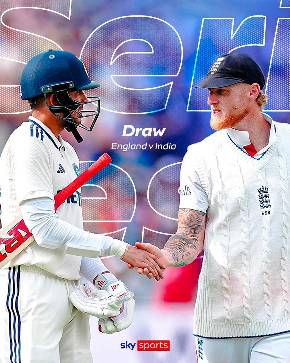 WHAT A SERIES! 😳

Nothing to split the two sides after FIVE Test matches 😅