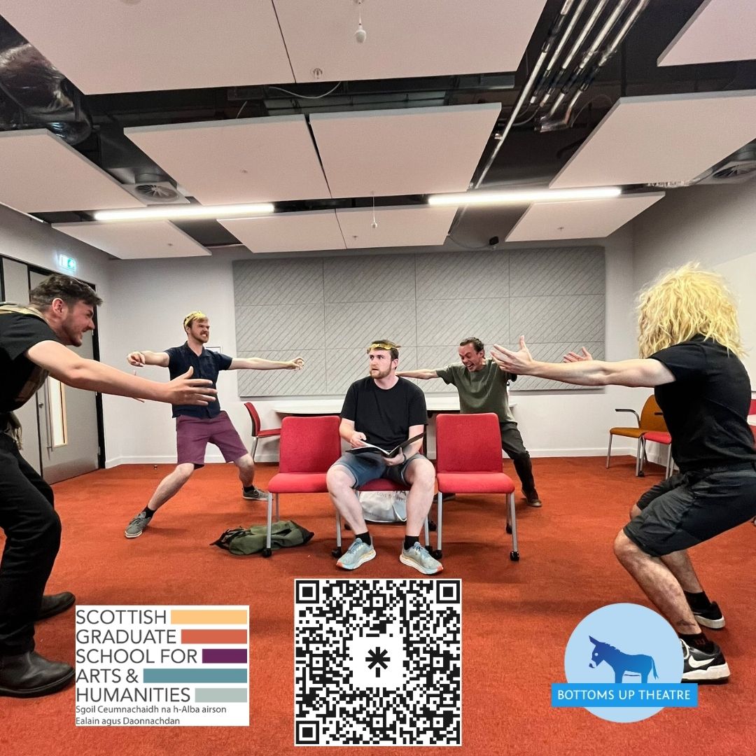 We're all finished with rehearsals!

Fringe 2025 here we come! Get your tickets for In His Own Image through the QR code or at thespaceuk.com!