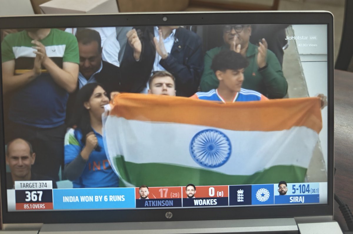What a match!! 🙏🙏😀
#indiavsengland