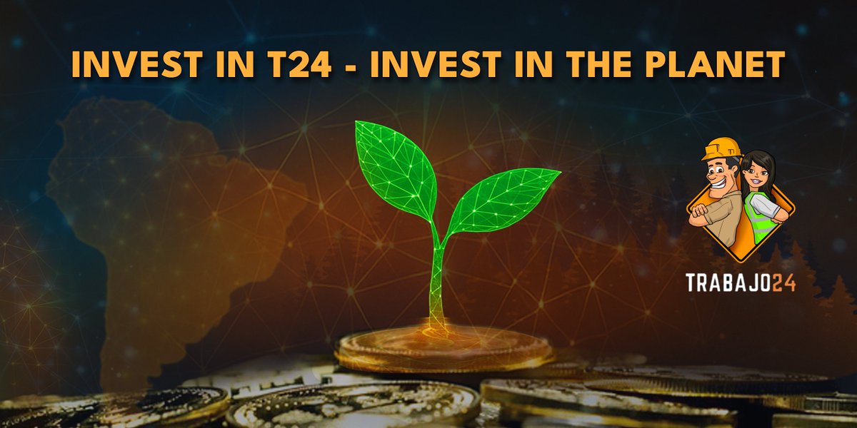 🌱 Invest in T24 - invest in the planet

Every token sale helps fund reforestation and land conservation across South America:
- 2% of presale = tree planting
- 1% of every job = land restoration

Your investment helps restore nature for future generations!

👉 Link to IEO: