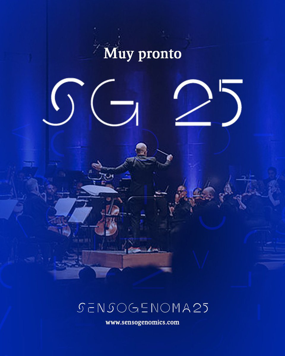 📣¡ATENCIÓN!

#Sensogenoma25 CARGANDO🔋

 ¡Muy pronto anunciaremos la fecha!   
                                                                                       
 #Sensogenoma25 #Sensogenomics #Ciencia #Música