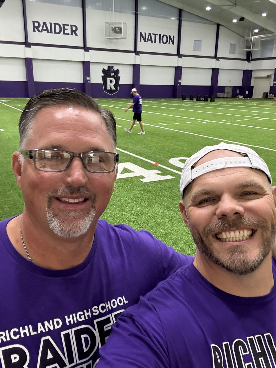 Dr. Lute Croy (@lutecroy) on Twitter photo First <a href="/Richland_FB/">@RHSFootball</a> practice kicks off in 15 minute!!!! I’m so glad <a href="/KennethGilchr11/">Kenneth Gilchrist</a> chose to be a RAIDER! We’re going to do great things for kids at <a href="/RHSProsper/">Richland High School</a>!
#WeAreRichland First <a href="/Richland_FB/">@RHSFootball</a> practice kicks off in 15 minute!!!! I’m so glad <a href="/KennethGilchr11/">Kenneth Gilchrist</a> chose to be a RAIDER! We’re going to do great things for kids at <a href="/RHSProsper/">Richland High School</a>!
#WeAreRichland