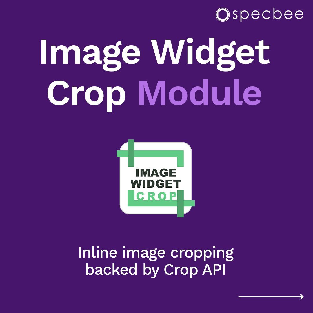 specbee's tweet image. In today’s Module Monday, we’re talking about the Image Widget Crop module

#ModuleMonday #MondaysForLearning #Drupal #DrupalDevelopment #ImageWigetCrop