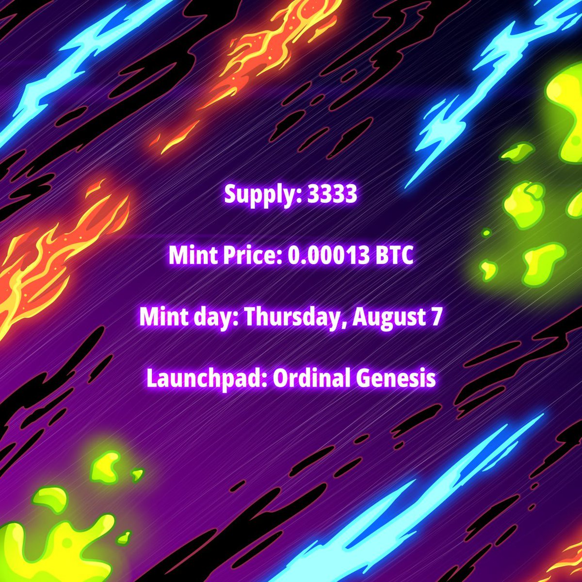 Community asked, we answered.

3333. Locked. Loaded. For the culture.

Like, rt, and drop your wallets.