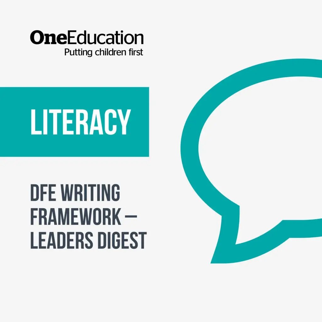 Get ahead of the curve with our breakdown of the DfE’s Writing Framework 2025. 

Whether you're a senior leader, literacy lead, or teacher, this free session will give you the clarity and confidence to embed the new guidance in your practice.

Watch here: bit.ly/4m4C6kb