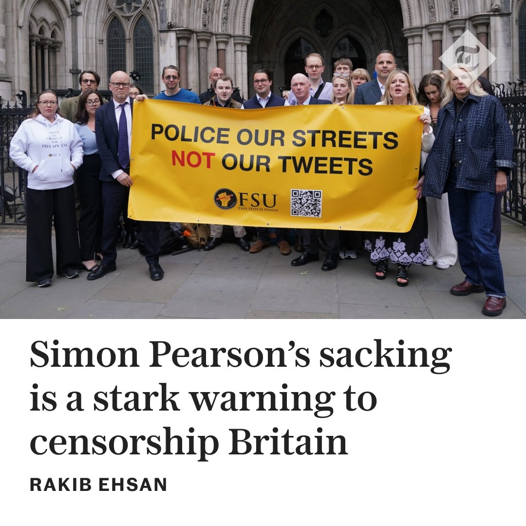 Telegraph's tweet photo. ✍️ 'A new ‘Islamophobia’ definition could be used to censor those expressing political views which are not even anti-Muslim' | Writes @rakibehsan

Read the column ⬇️
https://t.co/56R8ZWFx1q https://t.co/rg4kQ6otI2