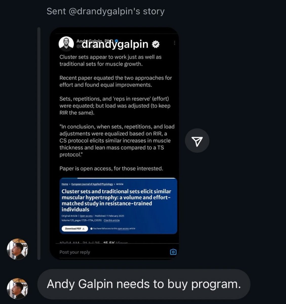 More sets, less reps.

The way of the hypertrophy cluster.