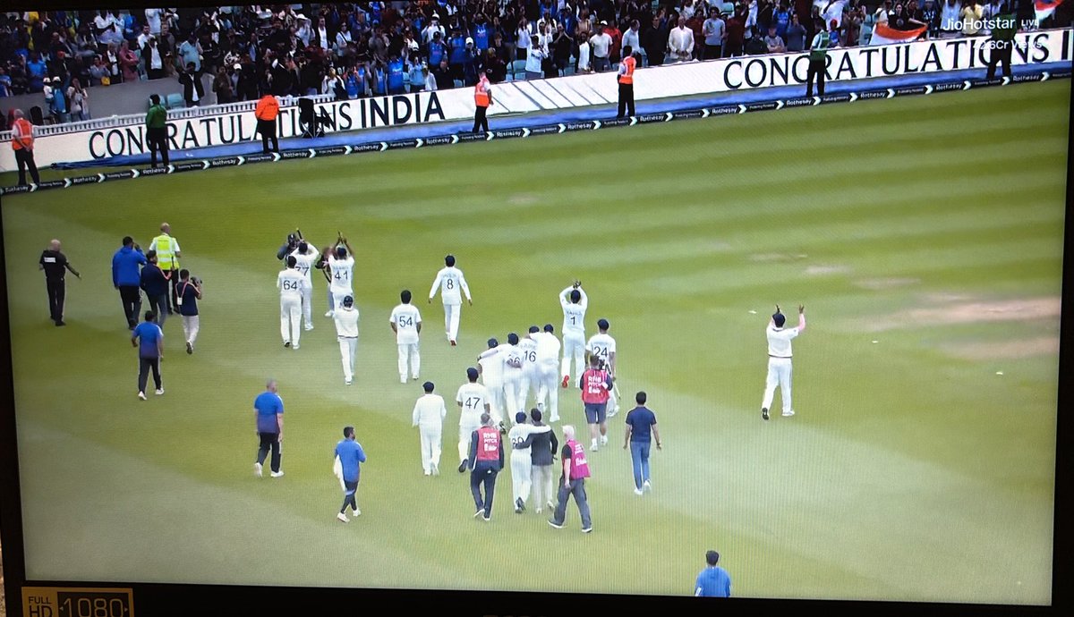 What a great end of nail biting test series. #INDvsENGTest #INDvsENG #ENGvsIND