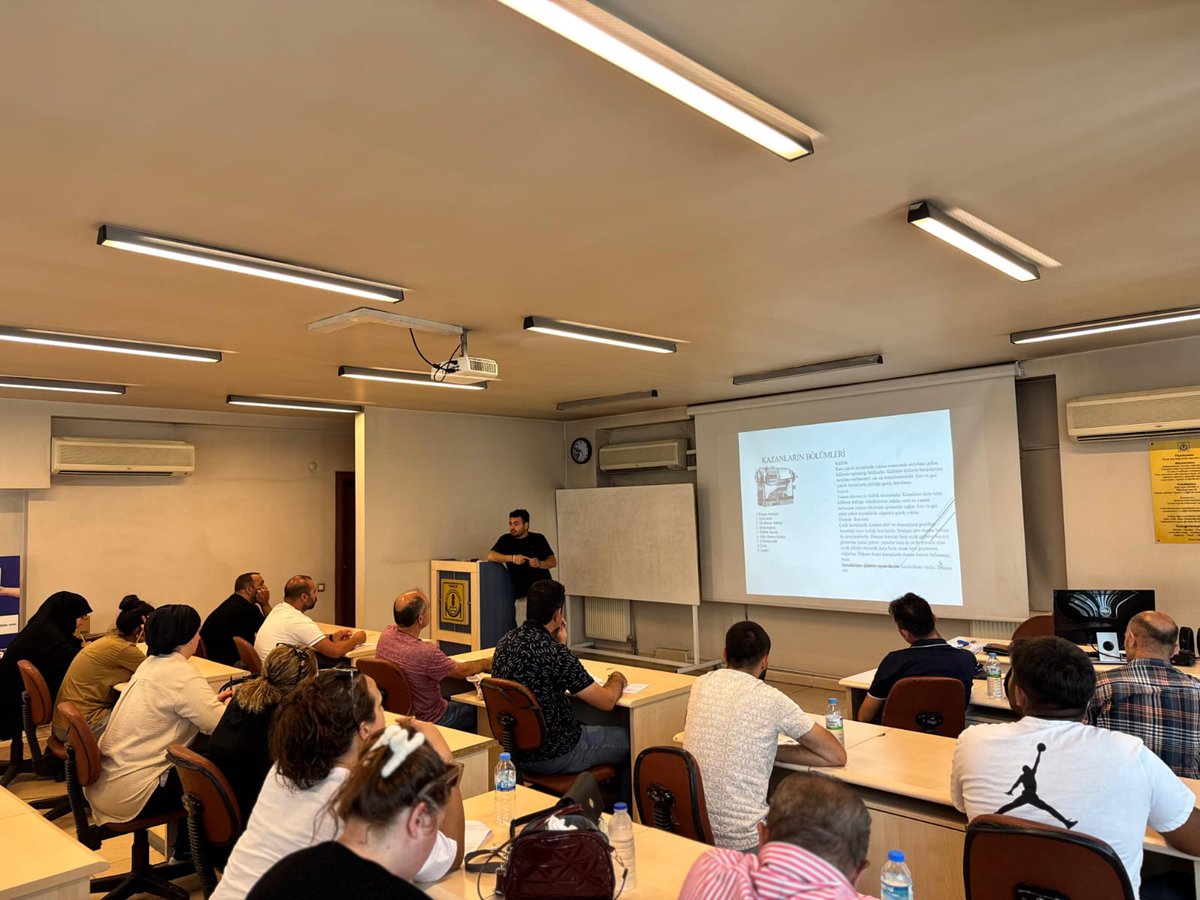 SICAK SU KAZANI OPERATÖRLÜĞÜ ( ATEŞÇİ ) EĞİTİMİ DÜZENLENDİ
Şubemiz Konferans salonunda31 Temmuz 01 Ağustos 2025 tarihlerinde Sıcak Su Operatörlüğü ( Ateşçi ) eğitimi düzenlendi.
<a href="/MMOKayseri/">MAKİNA MÜHENDİSLERİ ODASI KAYSERİ ŞUBESİ</a>