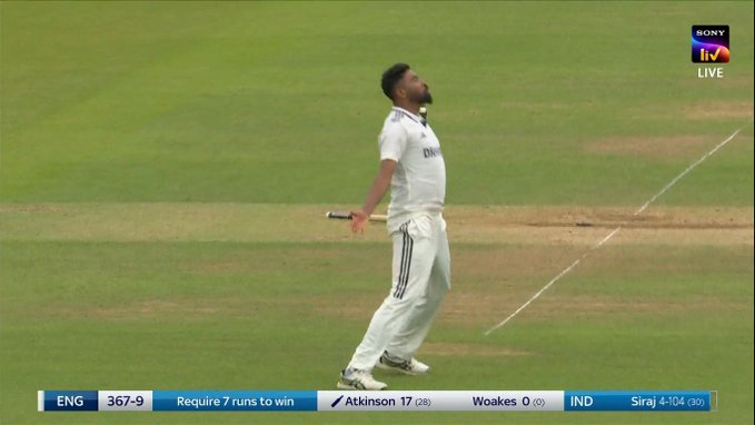 Gaurav Kheterpal (@gauravkheterpal) on Twitter photo Siraj
Till 2024 - I only believe in Jassi bhai!
2025 - I believed I can do this!💪
Well done DSP Siraj! <a href="/mdsirajofficial/">Mohammed Siraj</a> - take a bow!🙌
#INDvsENGTest #INDvsENG #ENGvIND #ENGvsIND Siraj
Till 2024 - I only believe in Jassi bhai!
2025 - I believed I can do this!💪
Well done DSP Siraj! <a href="/mdsirajofficial/">Mohammed Siraj</a> - take a bow!🙌
#INDvsENGTest #INDvsENG #ENGvIND #ENGvsIND