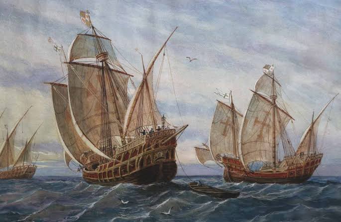 On 3rd August 1492, Christopher Columbus set sail from Palos de la Frontera, Spain, commanding three ships (the Niña, the Pinta and the Santa Maria), under the command of Christopher Columbus, beginning a voyage that would change the world.... with a total crew of 86 men, intent