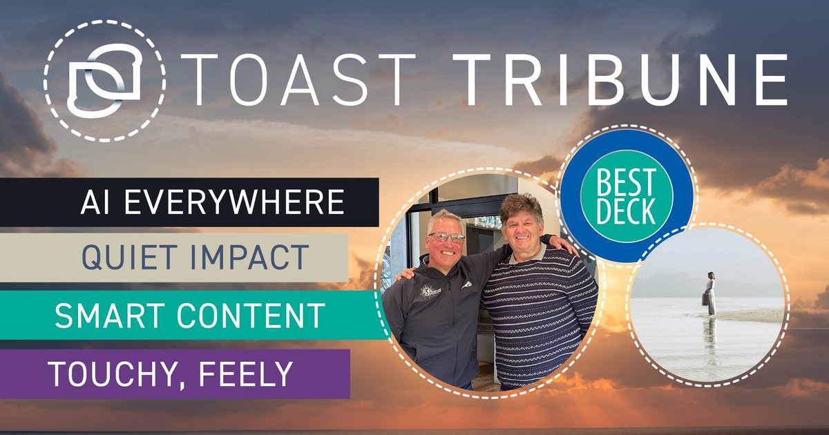 Fresh month, fresh ideas. The August #ToastTribune unpacks tactile media, AI-powered search &amp; the beauty of minimalist design to help your brand grow. 
Read here 👉 mailchi.mp/twistedtoast/t… 
#TwistedToast #Marketing