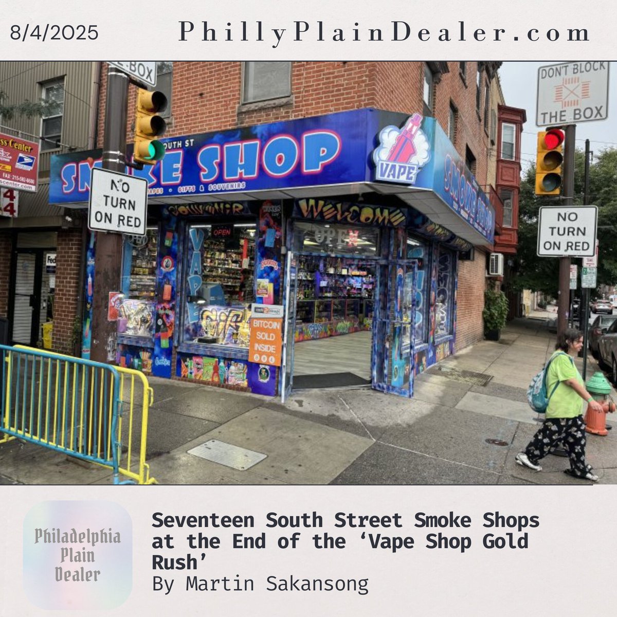 Philly Plain Dealer (@plainphilly) on Twitter photo NEW: Caught in the middle of tariff wars, flavor bans, and local displeasure - what is the future for the Seventeen South Street Smoke Shops?
By <a href="/Mart__Sakansong/">Martin Sakansong</a>
phillyplaindealer.com/2025/08/03/sev… NEW: Caught in the middle of tariff wars, flavor bans, and local displeasure - what is the future for the Seventeen South Street Smoke Shops?
By <a href="/Mart__Sakansong/">Martin Sakansong</a>
phillyplaindealer.com/2025/08/03/sev…